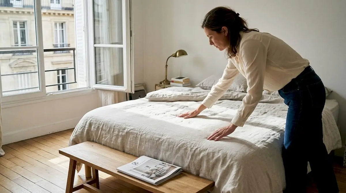 Esthétique française en linge de maison : élégance révélée