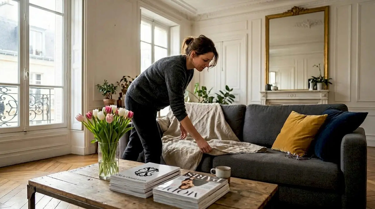 Sélectionner le linge parfait pour un salon élégant
