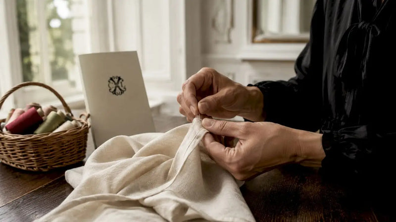 Types d'ourlage artisanal pour le linge de maison