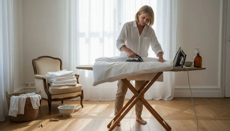 Comment repasser linge de lit haut de gamme facilement