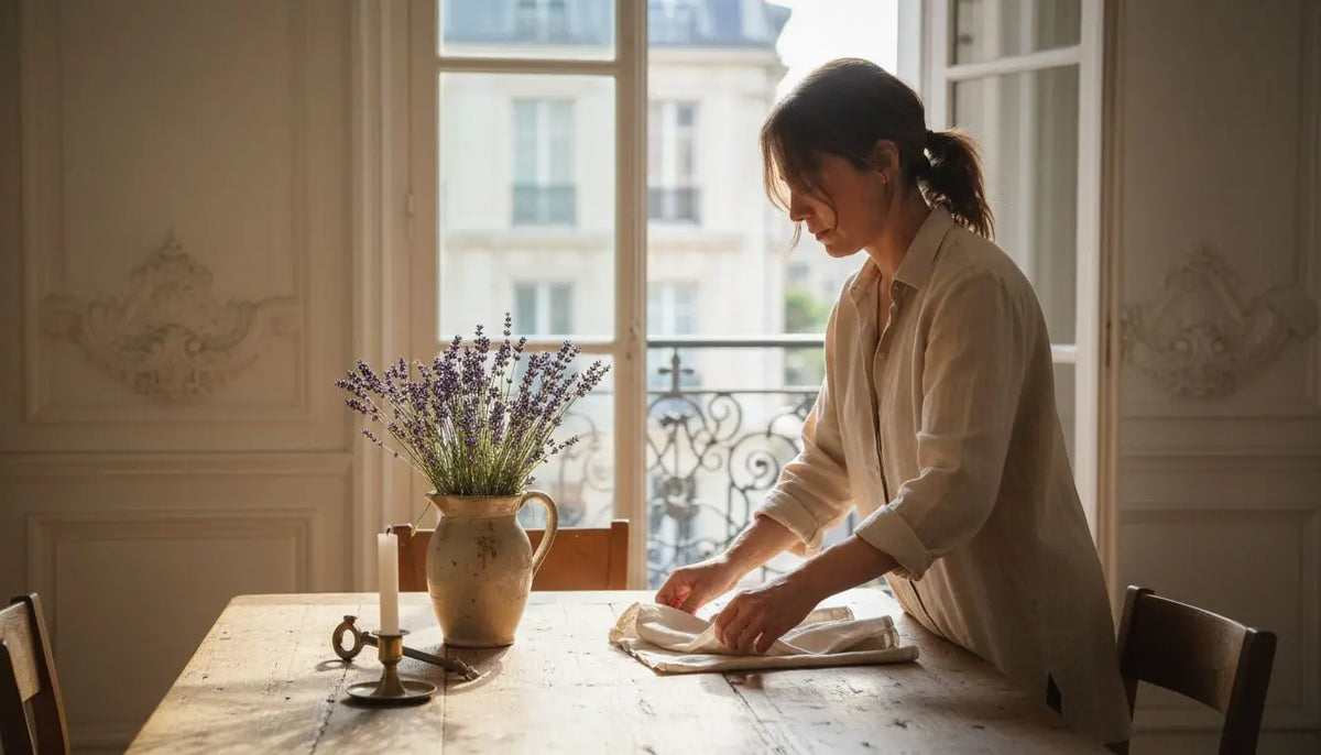 Design français linge de maison : élégance et tradition