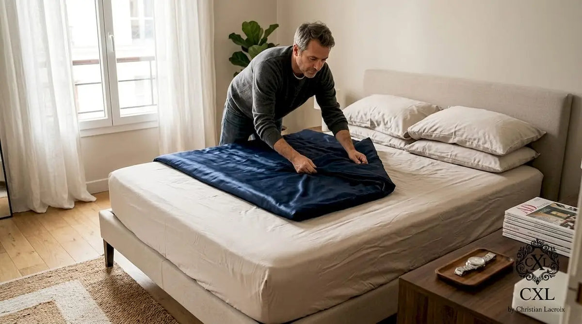 Percale ou satin : bien choisir vos draps sur-mesure
