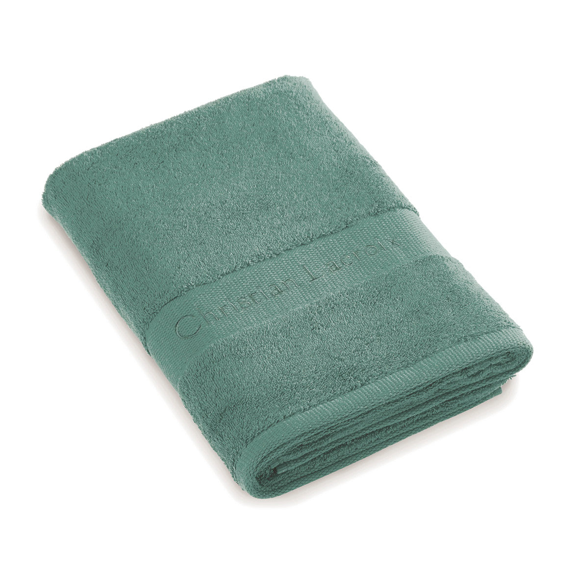 DRAP DE BAIN - 70 x 140 cm - Vert bouteille - CXL by Christian Lacroix Maison