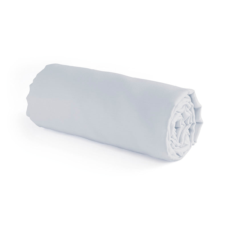 Drap-housse satin de coton - Gris Perle - CXL by Christian Lacroix Maison