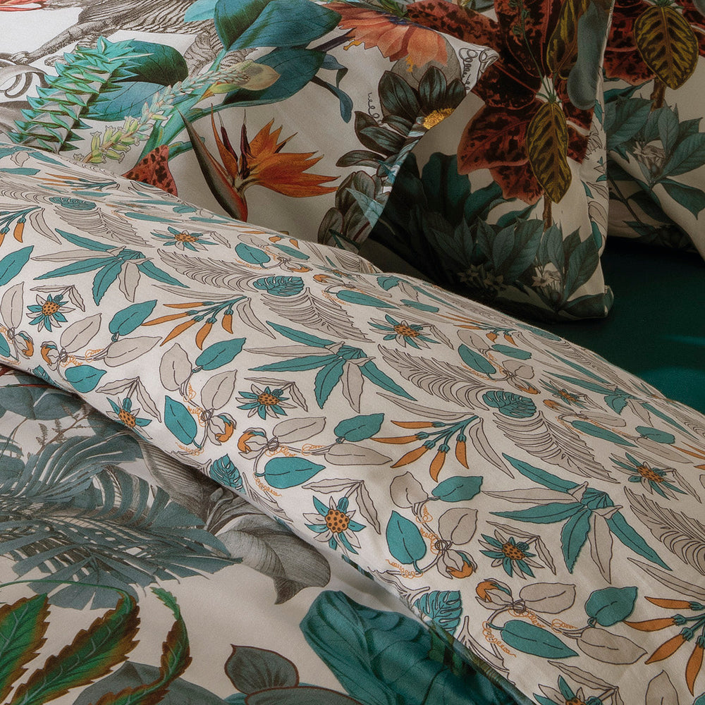 Drap-housse satin de coton - Vert - CXL by Christian Lacroix Maison
