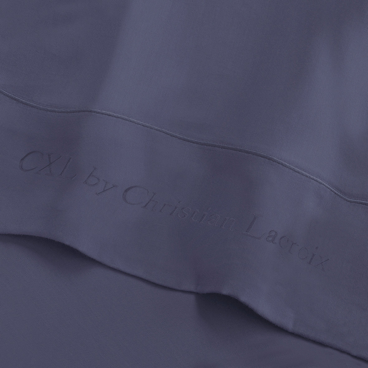 Drap plat satin de coton - Uni 1 baratta Bleu 06