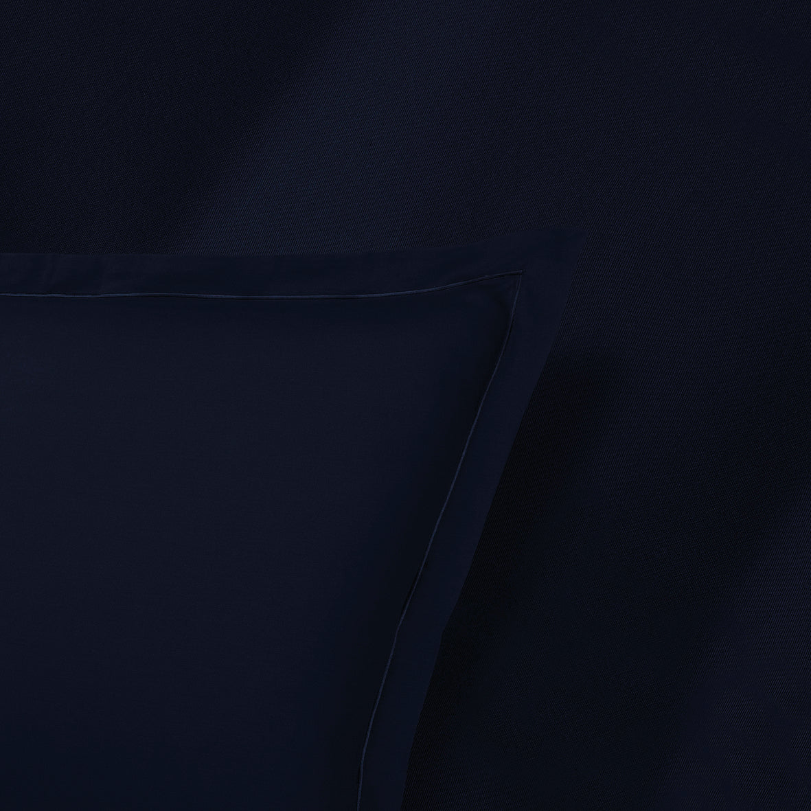 Ensemble de draps satin de coton - Uni 1 baratta Bleu 11