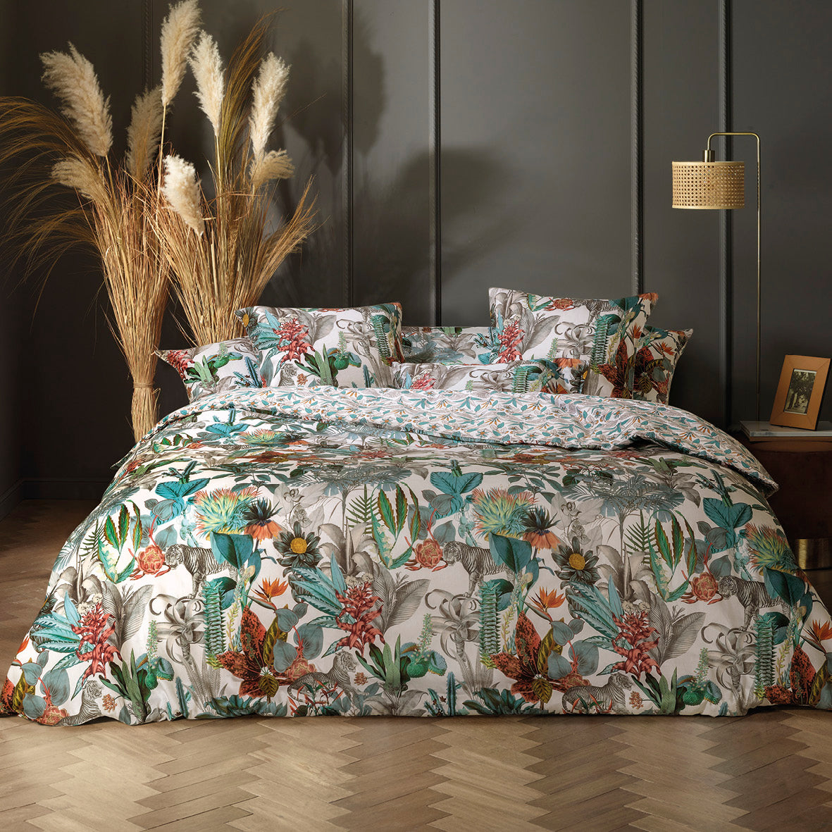 Housse de couette satin de coton - Zanzibar blanc - CXL by Christian Lacroix Maison