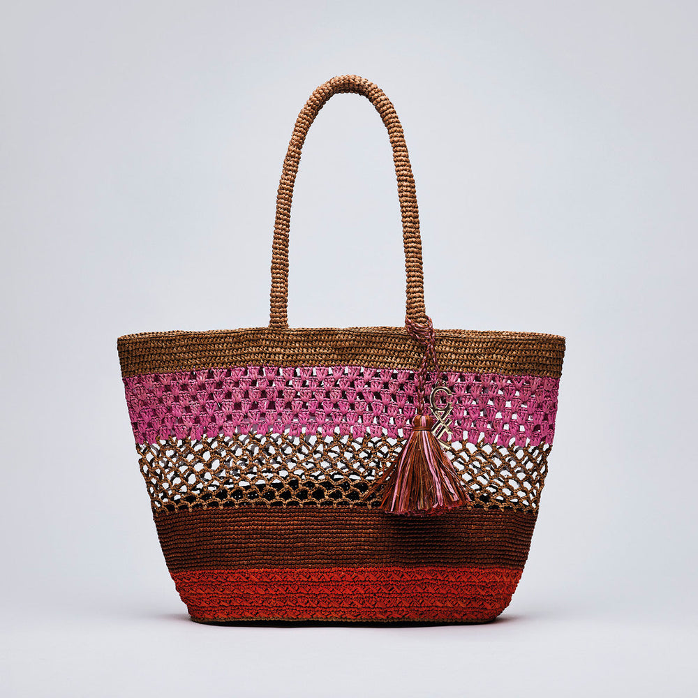 Sac à main Flavie en raphia confectionné à la main - CXL by Christian Lacroix Maison