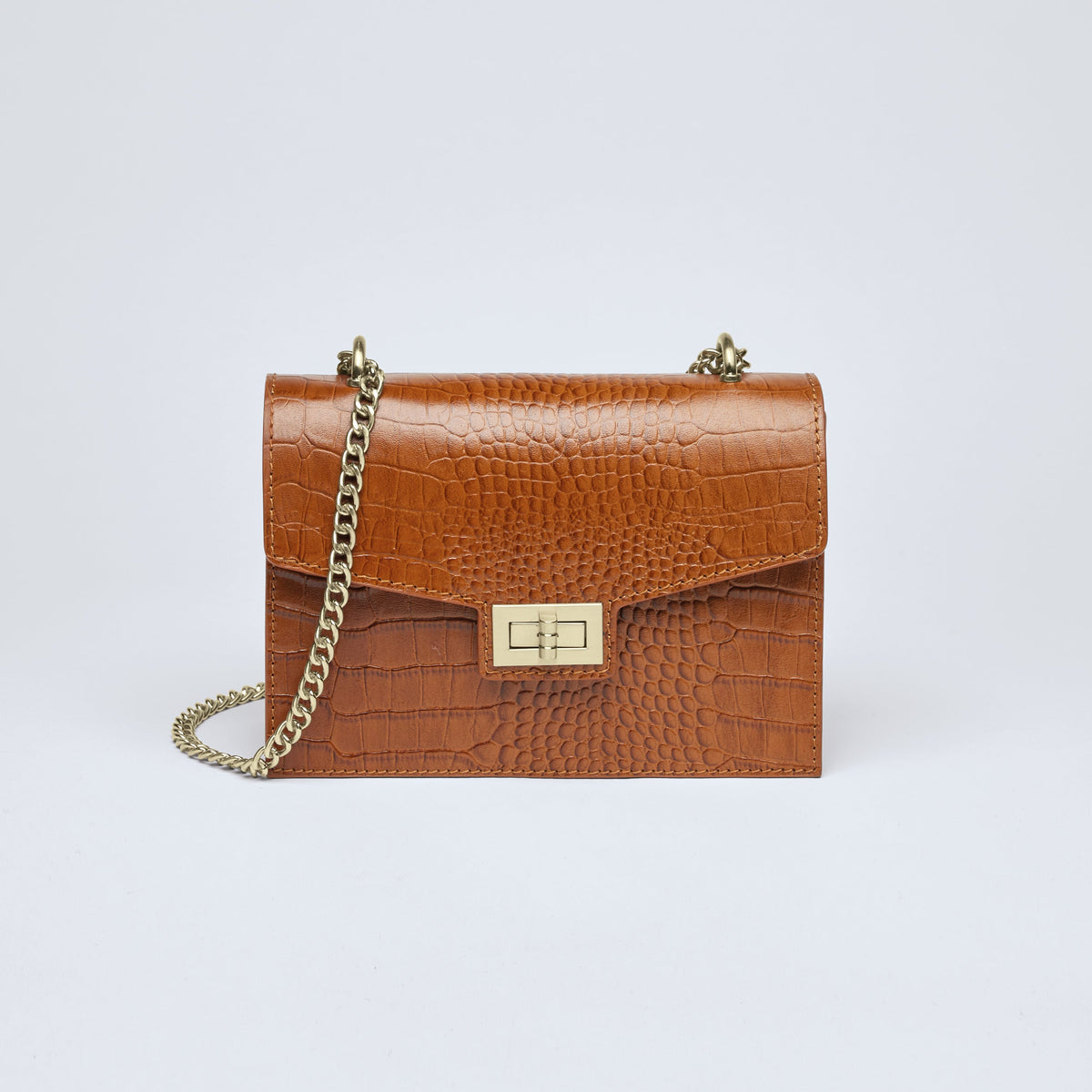Sac bandoulière Peuplier en cuir croco - CXL by Christian Lacroix Maison