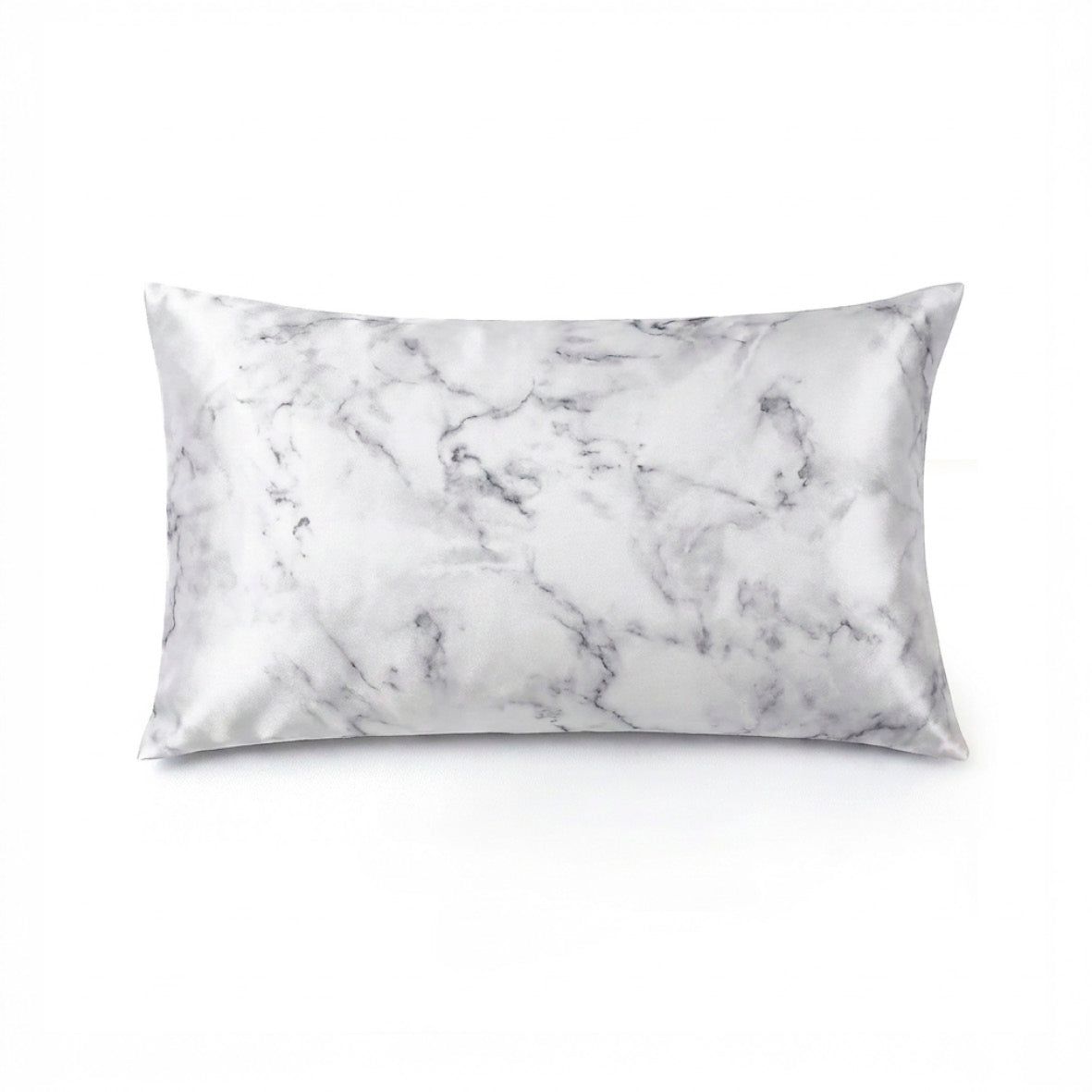 Taie d'oreiller en soie - Brume de soie Marbre gris - CXL by Christian Lacroix Maison