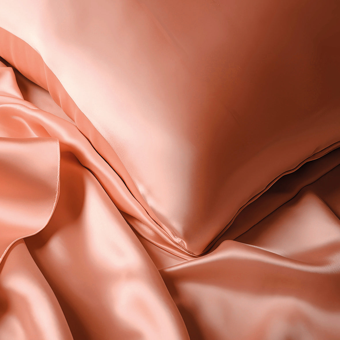 Taie d'oreiller en soie - Brume de soie Or rose - CXL by Christian Lacroix Maison