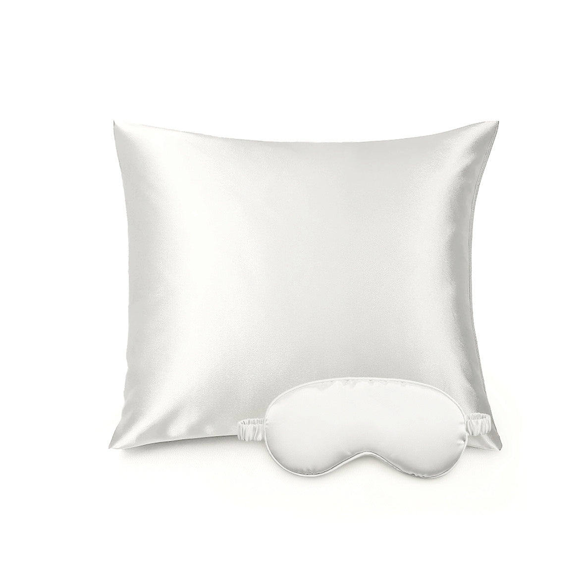 Taie d'oreiller + masque de nuit en soie - Brume de soie Blanc - CXL by Christian Lacroix Maison