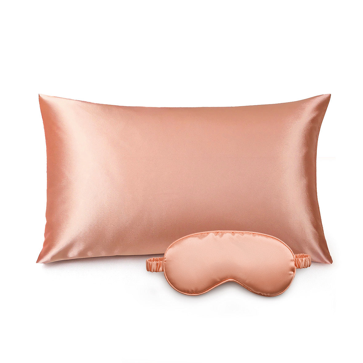 Taie d'oreiller + masque de nuit en soie - Brume de soie Or rose - CXL by Christian Lacroix Maison