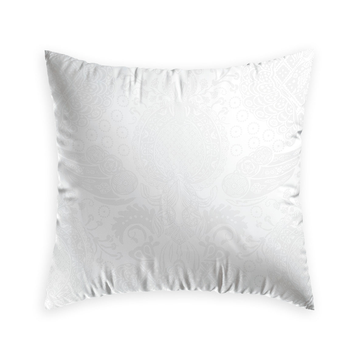 Taie(s) d'oreiller satin de coton tissé Jacquard Arles Blanc - CXL by Christian Lacroix Maison